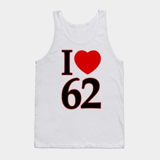 I Love 62 Tank Top